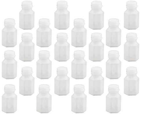 24pcs Hexagon Leere Seifenblasen Flasche Geburtstag Party Spielzeug