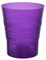 Maceta para orquídea, transparente, 15 cm, diversos colores, morado oscuro