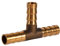 3-Way T-piece Fuel Hose Barbed Connector, Keenso Brass Joiner Hose Joiner Adapter for Fuel Air Water Gas Oil (8mm)