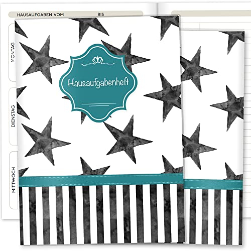 OLGS Hausaufgabenheft Hülle Creative Royal inkl. Heft Schulheft Schutzhülle Umschlag Geschenkidee Einschulung Grundschule (ohne Personalisierung, ohne Motiv)