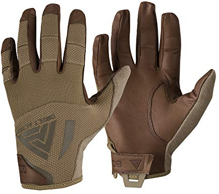 Direct Action Harte Handschuhe Leder Coyote Größe M