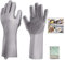 iwobi Gants Silicone Vaisselle, Gants Magiques Cuisine Nettoyeur de Légumes Aux Fruits Aliments Grade Silicone Scrubbers Brosse