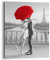 REINDERS Wandbild, Romantik in Paris, Schlafzimmer, Bilder, Wanddeko, Room Decor, MDF, Schwarz-Weiß, 50x40cm