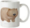 Mr. & Mrs. Panda Tasse Wombat - Geschenk, Kaffeetassen, lustige Sprüche, Australien, Tiermotive, Kaffeebecher, Porzellantasse, Gute Laune, Das Leben
