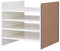 IKEA KALLAX Einsatz für Regal mit 4 Böden - 33x33cm - weiß