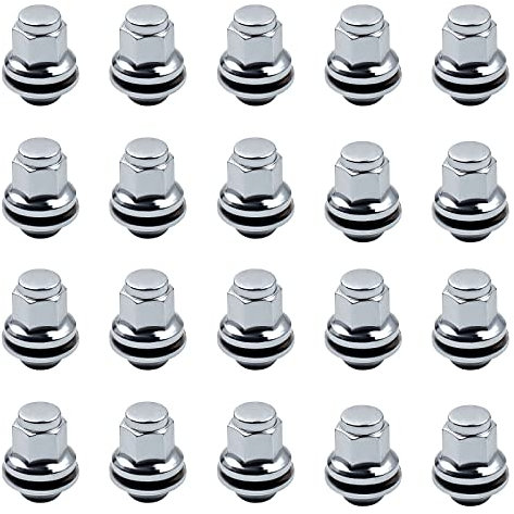 maXpeedingrods Set of 20 Alloy Wheel Nuts, M12 x 1.5 Locking Wheel Lug Nuts for Jaguar X-TYPE/F-TYPE X152 CONVERTIBLE 3.0 S AWD 380HP