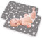 2 Stück Baby Wickelunterlage, Waschbar Säugling Wickelunterlage für Babys und Kleinkinder, Wasserdicht Atmungsaktiv Wiederverwendbare Wickelauflagen Changing Mat für Haustiere Female Elderly,50x70cm