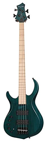 Marcus Miller M2-4 LH Trasparente Blue MN 2.0 - Chitarra basso per mancini