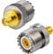 Vecys Funkgerät SMA Buchse zu UHF Buchse Gerader Adapter SO239 Adapter SMA Adapter 2 Stück für Amateurfunk UHF Radio Walkie Talkie Handfunkgerät Pl Stecker Antennenadapter CB Radio…