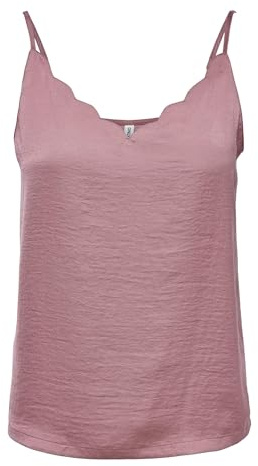 ONLY Damen Onldebbie Singlet Noos WVN Top, Renaissance Rose,44