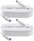 Auroh 2 Pack Power Extension Cable, DC 12V Power Adapter Extension Cord, 10M 33ft 2.1mm x 5.5mm, Compatible with 12V DC Adapter Power Supply or Wall Charger for CCTV Security Cameras(2Pack, White)
