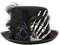 BLESSUME Steampunk Hut Gothic Unisex Halloween Karneval Cosplay (Schwarz 1, M)