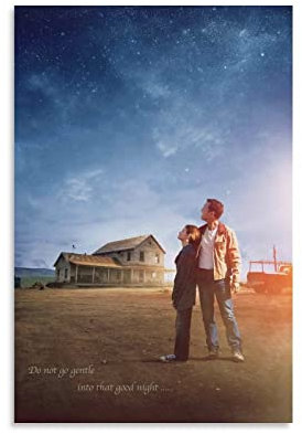 Interstellar Filmposter, Filmposter, Standbild, Wandkunst, Poster, Scroll, Leinwand, Gemälde, Wohnzimmer, Dekoration, Zuhause, 30 x 45 cm