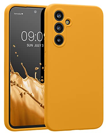 kwmobile Housse Compatible avec Samsung Galaxy A54 5G Coque - Housse de téléphone Protection Souple en TPU Silicone - Mangue