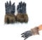 Norhogo Latex Werwolf Hand schuhe mit Krallen, Wolf Handschuhe Erwachsene Hände Krallen Horror Hand schuhe, Tierhandschuhe Halloween Cosplay Zubehör für Maskerade Parteien