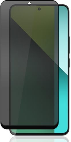 Zerrshoo 1 Pièces Verre Trempé pour Xiaomi Redmi Note 13 Pro 5G, Confidentialité Protection D'écran, Anti Rayures Film 9H Dureté Vitre Incassable, Résistant, Sans Bulles, Anti-Espion Protège écran