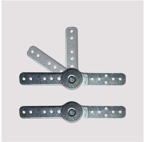 ANTEISI 2 verstellbare Winkelscharniere, Sofa-, Bettscharniere, DIY-Möbelscharniere, Sofa/Bett/Liege, Gangverstellung, Hardware 180 bis 90 Grad (180 Grad Installation)