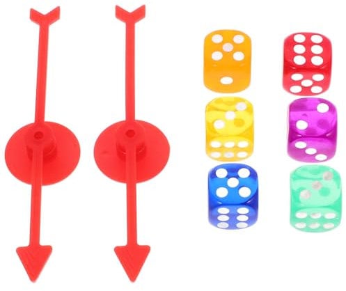 Toyvian - Und Spielwürfel-Set Brettspiel- Tischspiel-Requisite Spielteile Für Aktivitäten Im Klassenzimmer Auf Schulpartys