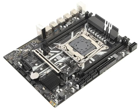 X99 Motherboard Dual Channel DDR4 8 Phasen Netzteil Integrierter Chip LGA 2011 3 Computer Motherboard für Desktop, Professionelles Zubehör