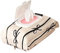 Sac de rangement pour lingettes humides – Distributeur de lingettes, pochette de voyage pour lingettes humides, sac en coton pour lingettes pour bébé, organisateur de rangement à rayures nœuds, étui