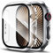 LK [2 Stück Schutzhülle Kompatibel mit Apple Watch Series 10 46mm Displayschutzfolie, [9H Härte] [HD Klar] Voller Schutz, Kratzfestes Hard PC Protector Cover für iWatch Series 10 46mm-Clear
