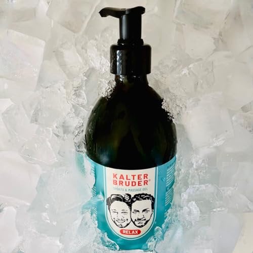Kalter Bruder® 500ml Kühlgel - Das Eisgel bei Restless Legs, Polyneuropathie | Schmerzlinderung & Regeneration | Made in Germany | Mit echter Aloe Vera, Arnika, Menthol, Kampfer & Teufelskralle