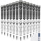 Gowolf Golf Grip Cord Rubber Multi-compound Golf Driver Irons Club Choose 13 Grips with 15pcs Tapes Or Full Kit choose one (White, Midsize)