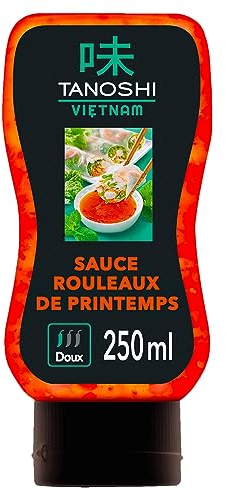 TANOSHI VIETNAM - Sauce Pour Rouleaux de Printemps et Nems - Sauce Aigre-Douce -Goût Chili - 250ml