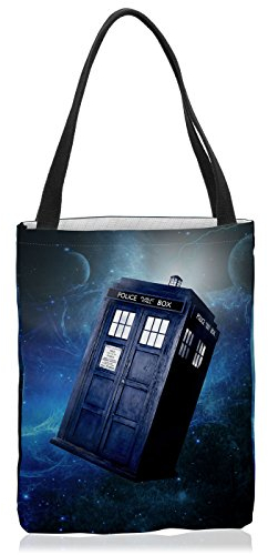 VOID Lost Space Tasche Einkaufs-Beutel Polyester Shopper Einkaufs-Tasche Bag zeitreise Timelord Serie, Größe:Large