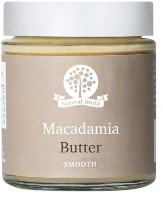 Nutural World - Smooth Macadamia Nut Butter (170g) / 100% pure single ingredient