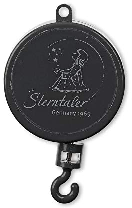 Sterntaler Spielwerk Schlaf, Kindchen, Geeignet ab der Geburt, Für Mobile, 12 x 7 x 4 cm, Dunkelgrau