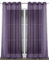 BEAUTEX Vorhang mit Ösen 140x240 cm (Farbe Wählbar) transparente Gardine, Dolly (Pflaume)