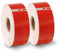BETCKEY - 2 Große Rollen Rot Adressetiketten Kompatibel mit DYMO 99010(S0722370), 28mm x 89mm, 700 Farbige Etiketten für LabelWriter 450, 4XL NICHT passend 550 oder 5XL