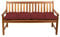 Gutekissen® Bankauflage Stuhlkissen Hollywoodschaukel Garten LS (120x40, Bordeauxrot)