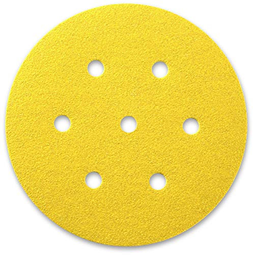 SIA Schleifscheibe/Klett Schleifscheiben 1960 siarexx | Ø 90 mm | 7-Loch | 100 Stück | Körnung: 80