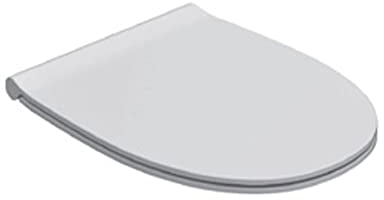 Sedile Originale GLOBO - WC 4ALL Tradizionale Art. MDR19BI; Con Paracolpi Antiscivolo, Coprivaso; Tavoletta tradizionale, Sistema di Fissaggio Rapido per una Facile Installazione.