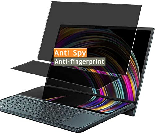 Vaxson Privacy Screen Protector, compatible with ASUS ZenBook Duo 14 UX482 UX482EGR 14 Laptop, Anti Spy Guard Film Protectors Sticker [NOT Tempered Glass]
