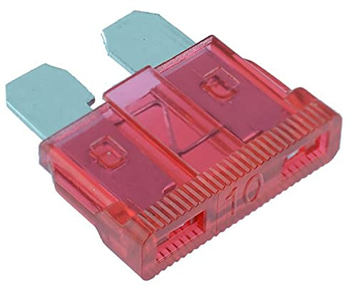 10A Red Standard Blade Fuse Car Auto Automotive Replacement (Pack of 10)