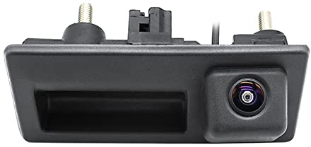 GREENAUTO HD 720P Auto Rückfahrkamera für Audi A4L A5 A3 Q3 Q5 RS6 für VW Passat Tiguan Jetta Sharan Lavida Skoda, Auto-Rückfahrkamera mit Kofferraumgriff