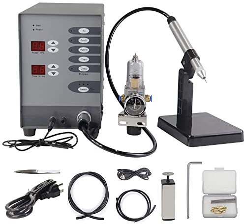 LABFENG Permanent Jewelry Welder kit Pulse Tungsten arc spot Welding Machine Weldable Solid Gold, Aluminum, Titanium Welding and Orthodontics for Jewelry Restoration 50A-600A 110V
