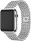 Strap-it Bracelet de perles en acier argenté - convient pour Apple Watch -bracelet de remplacement pour montre intelligente -taille: 44-45-46-49mm -pour la série iWatch Ultra,10,9,8,SE,7,6,5,4,3,2,1