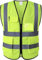 HPHST Sicherheitswesten Warnweste Hohe Sichtbarkeit Reflektierendes Mesh Warnweste für Herren and Damen Hohe Sichtbarkeit Fahrradweste mit Gelb (3XL)