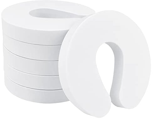 Fousenuk Kindersicherung Tür, 6 Stück Türstopper, Klemmschutz für Türen, Türschutz, Türstopper Kinder, Fingerklemmschutz Baby, Schaumstoff Kinder Sicherung Klinke Extra Breit Haustiere Schützen