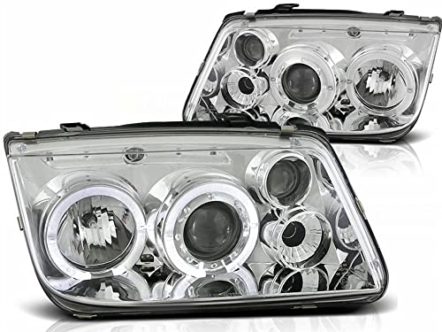 CR-Lights Angel Eyes Scheinwerfer für VW Bora 1998-2005 Nebelscheinwerfer