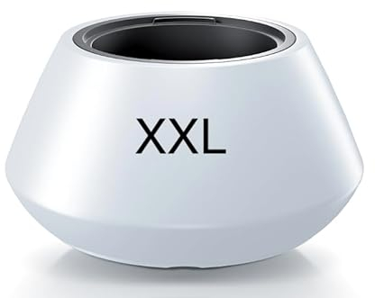 MELTOM Blumentopf Schale mit Herausnehmbaren Einsatz Rund Größe XXL - DxH: 58x30 cm (Weiß)