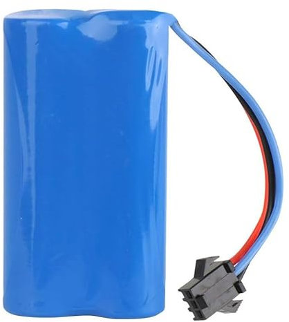SZAJOR Batería de Iones de Litio 18650, batería Recargable de 7,4 V, 1200 mAh, batería RC para fabricación de Modelos, Coches, Aviones, Robots de Juguete con Enchufe SM de 3 Pines