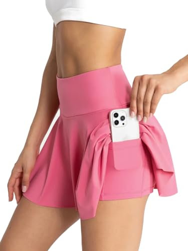 Tennis Rock Damen Sport Skort mit Shorts Laufrock Minirock Tennisrock Hosenrock Sommerrock Skirt Golf Röcke Outdoor Workout Running | SKORTIFY