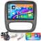Ohradio 2G+64G Android 15 Radio Coche para Renault Trafic 2014-2023 Opel Vivaro 2014-2019, Carplay Android Auto inalámbrico, 2 DIN Pantalla Táctil de 9 con WiFi GPS FM/RDS BT SWC+ Cámara Trasera+Mic