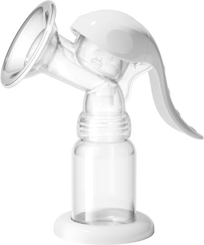 NCVI Sacaleches Manual, Extractor de Leche Materna, 20mm Flange, Sin BPA,Ligero y Portátil