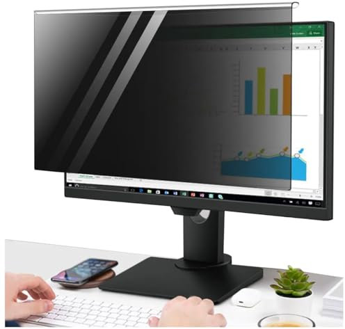 UKLULUAMZ Pellicola protettiva anti-peeping per computer e laptop, filtro per la protezione dei dati compatibile per computer desktop, protezione schermo per monitor widescreen (32 pollici, 730 x 440